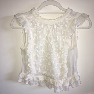 Zara ruffle top